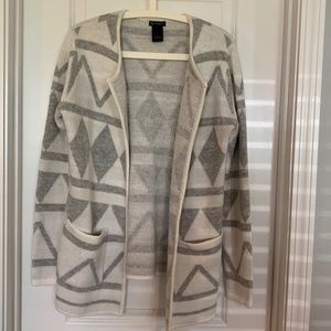 Grey and Cream sweater